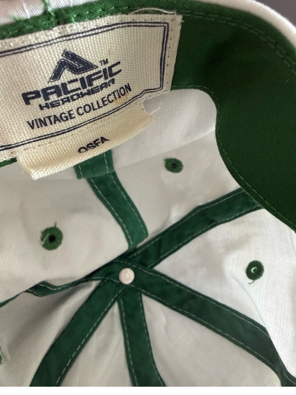 Pacific Headwear Unisex Irish Baseball Cap White Green Orange St. Patrick’s Day - Picture 7 of 8